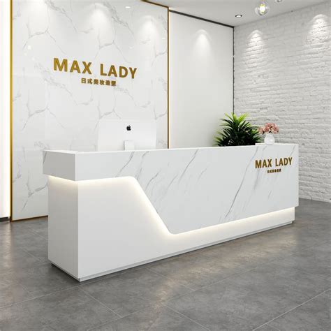 Modern minimalist reception desk beauty salon – Artofit