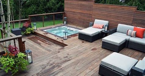 25 Best Backyard Hot Tub Deck Design Ideas for Relaxing ~ GODIYGO.COM ...