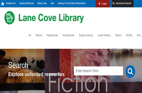 Online Catalogue & Renewals | Lane Cove Council