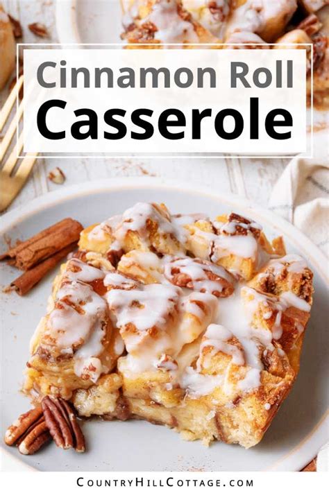 Easy Pillsbury Cinnamon Roll Casserole