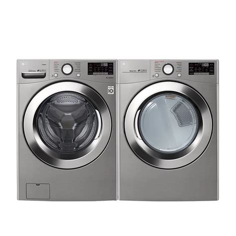 LG Electronics Smart Stackable Washer and Electric Dryer Set in ...