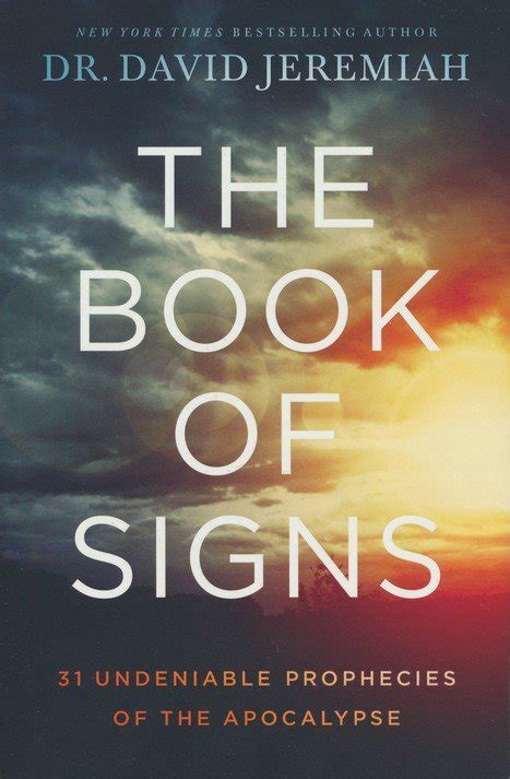 The Book Of Signs Dr David Jeremiah : Book Of Signs The Dr David ...