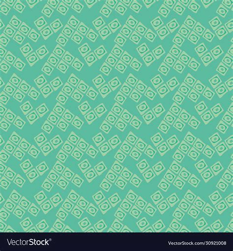 Abstract seamless pattern in mint green Royalty Free Vector