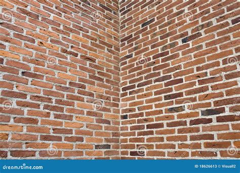 Corner In Brick Wall Stock Photos - Image: 18626613