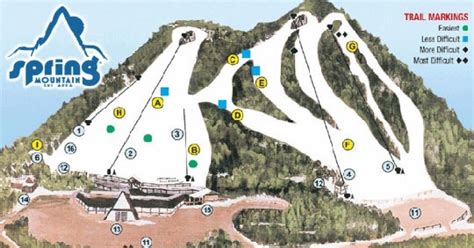 Spring Mountain Ski Area Trail Map • Piste Map • Panoramic Mountain Map