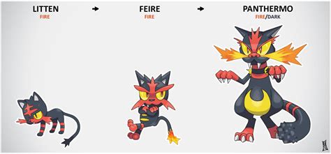 Litten fan-made evolution #1 : r/LittenPokemon