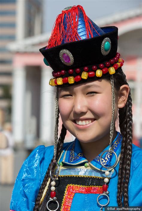 Buryat girl from Mongolia / Naadam Festival / Ulaanbaatar Mongolia ...