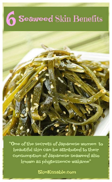 Benefits of Seaweed for Skin & Health | Anti oxidant foods, Natural ...