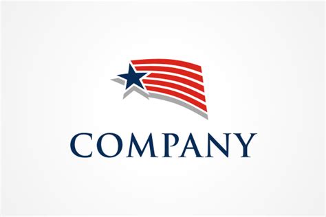 Free Logo: American Flag Logo