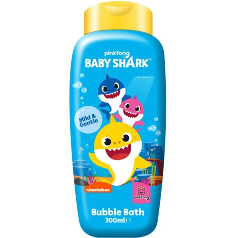 Baby Shark Mild & Gentle Bubble Bath 300ml - Colour Zone Cosmetics