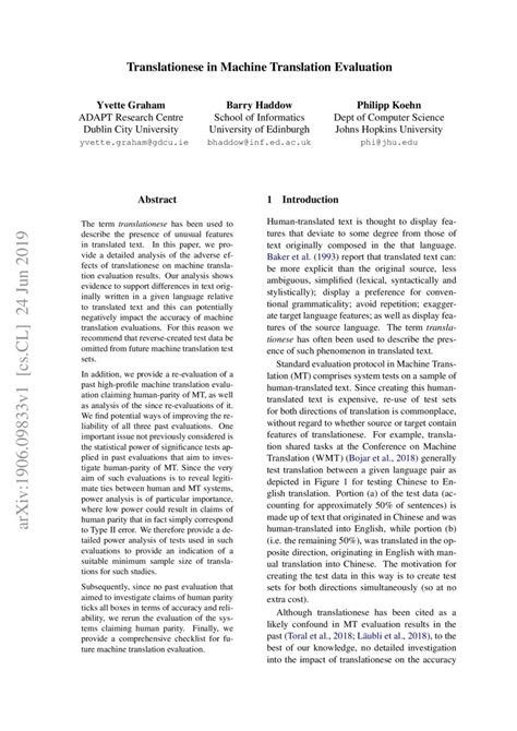 Translationese in Machine Translation Evaluation | DeepAI