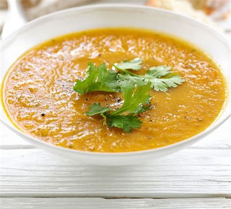 Carrot & coriander soup recipe | BBC Good Food