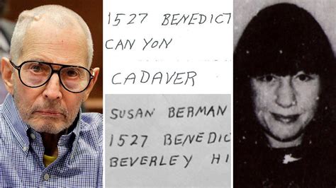 ‘CADAVER’: does chilling note hold key to solving Susan Berman murder?