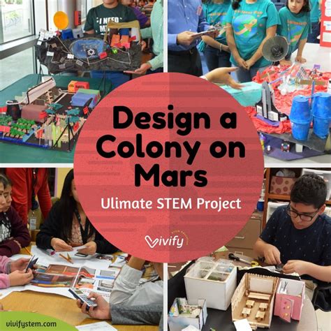 Design a Mars Colony: STEM Project — Vivify STEM | Stem projects, Space ...