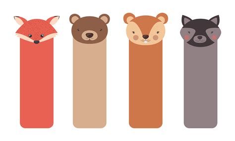 Animal Bookmarks To Color - 10 Free PDF Printables | Printablee