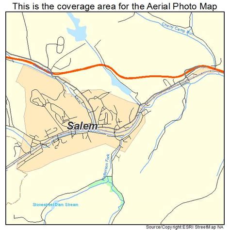 Aerial Photography Map of Salem, WV West Virginia