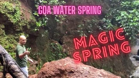 Kesarval water spring(waterfall) Goa - YouTube