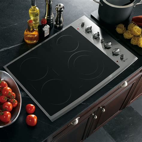 GE Profile Series PP932SMSS 30" Built-In Electric Cooktop - Stainless Steel