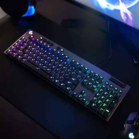 Logitech G 813 Lightsync RGB Mechanical Gaming Keyboard,16.8Mn Colors ...