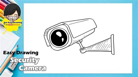 Easy Drawing Security Camera - YouTube