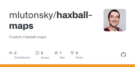 GitHub - mlutonsky/haxball-maps: Custom Haxball maps