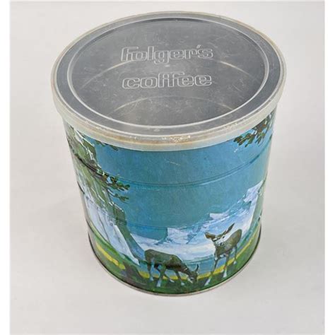 National Forest Pattern MJB Coffee Can