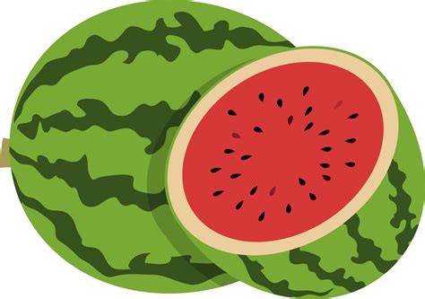 Watermelon fruit clipart design illustration 9342644 PNG