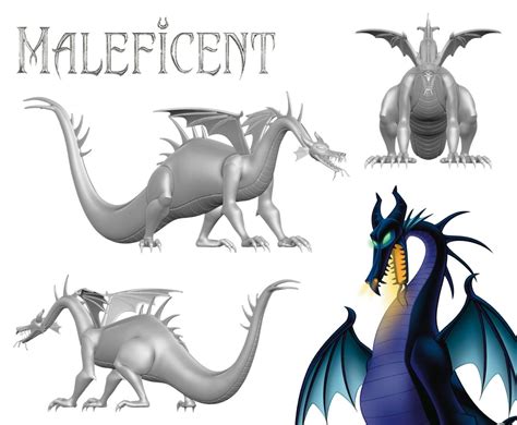 Maleficent Dragon 3D Obj File, Digital Instant Download - Etsy