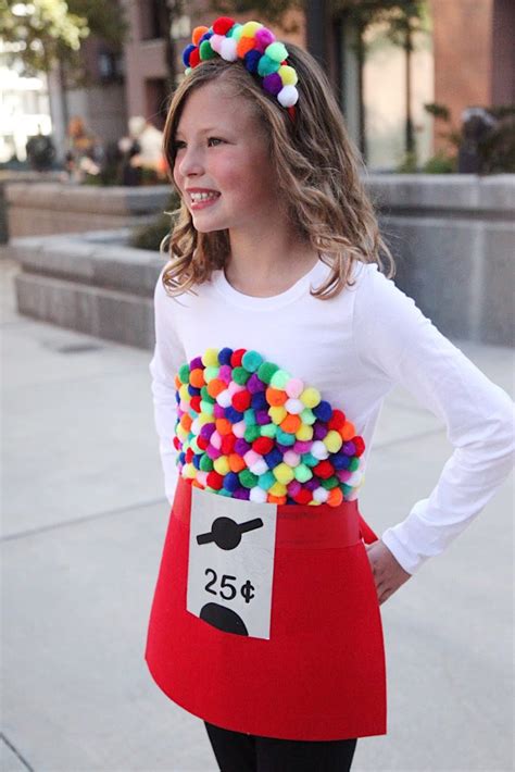 Easy Halloween Costume Idea: DIY Gumball Machine Costume | The Pretty ...