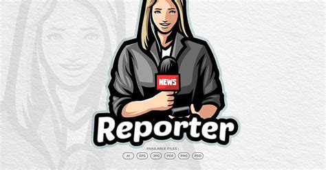 Live News Reporter Logo by yogaperdana7 on Envato Elements