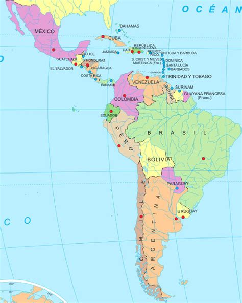 Latinoamericana Map