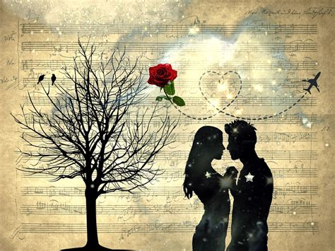 Download Couple Romantic Sheet Music Royalty-Free Stock Illustration ...