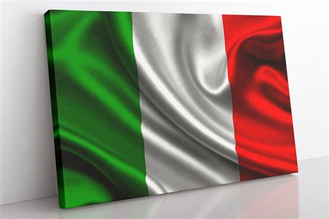 Italy Flag Canvas Wall Art Italian Flag Print Home Decor Wall | Etsy