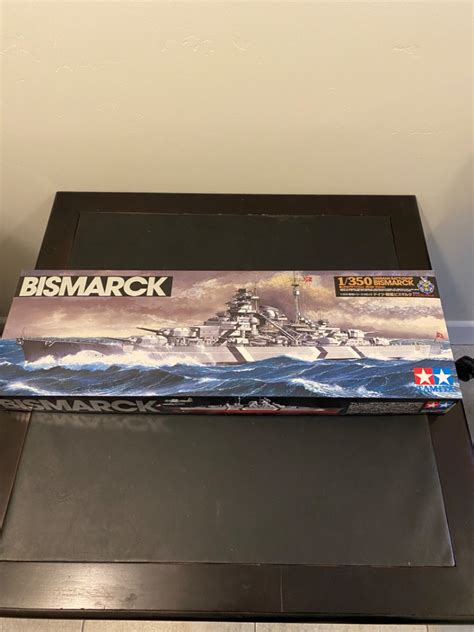 Lot #300 - Bismarck model ship kit - SLOCAL Estate Auctions Network