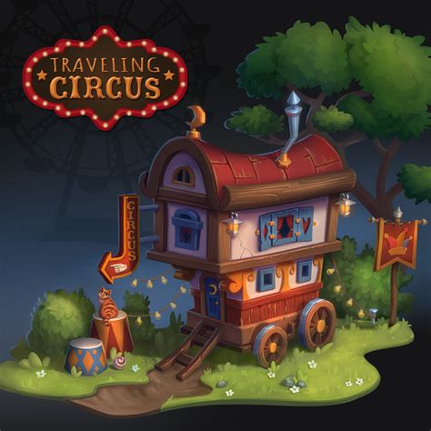 House of Circus Performers, Daria Tusheva | Christmas scenes, Circus ...