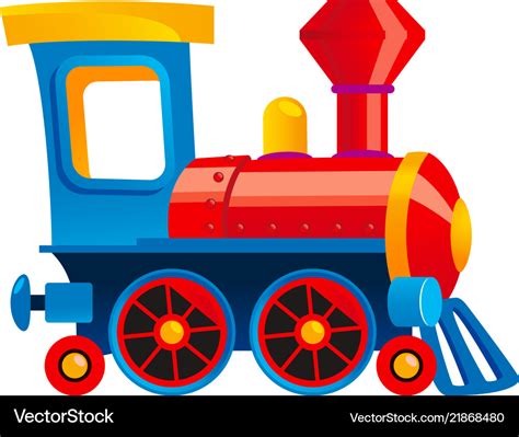 Toy train kids Royalty Free Vector Image - VectorStock