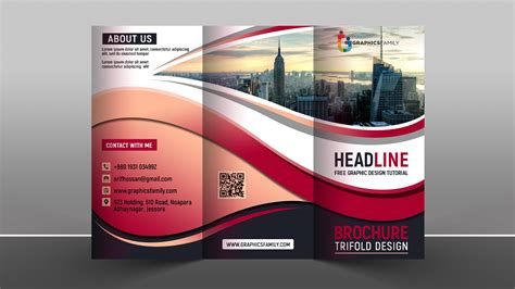 Tri Fold Brochure Psd Template Free Download - Nisma.Info