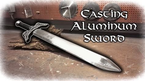 Casting Aluminum Sword From Aluminum Scrap - YouTube