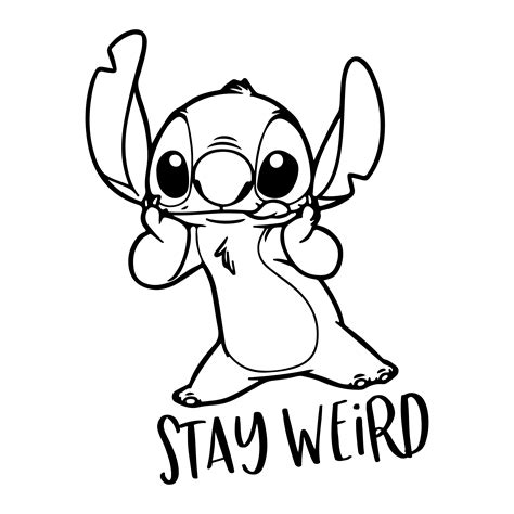 Stitch | Stitch coloring pages, Stay weird, Coloring pages