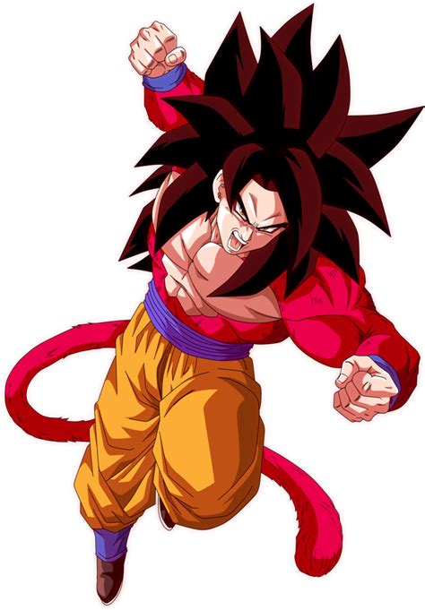 Goku Super Saiyan 4 Drawing | Free download on ClipArtMag