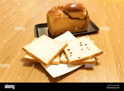 Toast the bread slices Stock Photo - Alamy