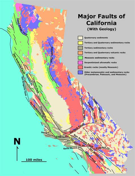 California fault lines : r/MapPorn