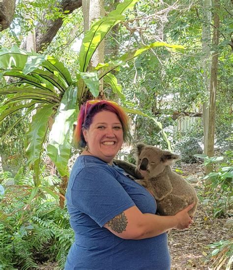 Holding a koala at a sanctuary in Queensland; it was magical. : r/wholesome