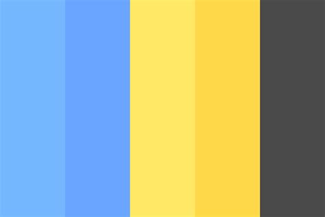 Yellow Blue Color Palette