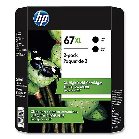 HP 67XL, 2-Pack High Yield Black Original Toner Cartridges - Sam's Club