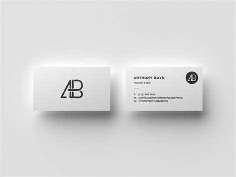 Free Business Card Mockup - Free Mockup World