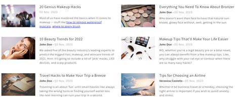 Shopify Blog Templates - 18 Best Templates in One Place