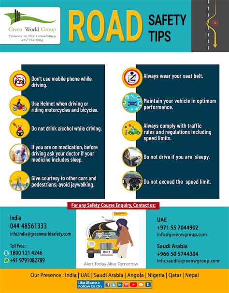 Road Safety Tips - GWG