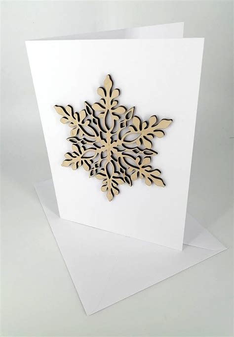 Snowflake Christmas Card - Zooniverse Designs