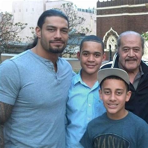 Roman Reigns aka Joe Anoa'i with his, Uncle and Nephew's | Roman reigns ...